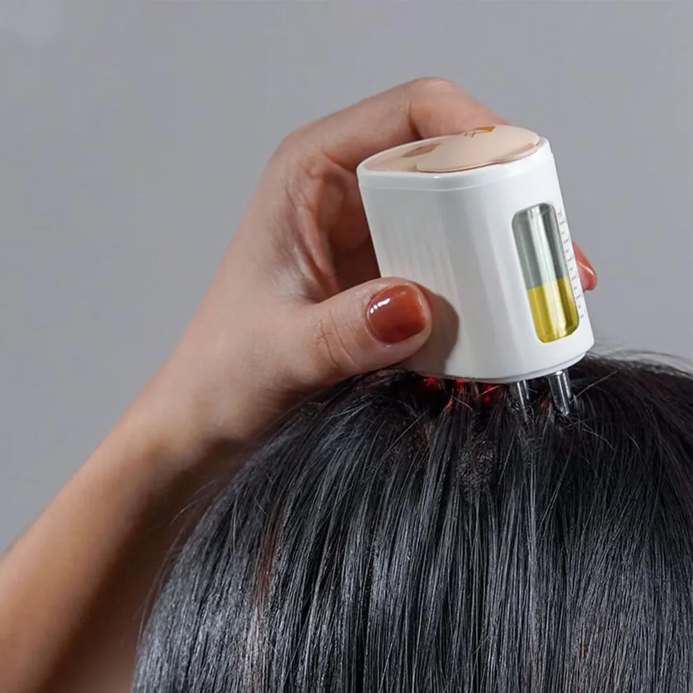2 in 1 Electric Hair Scalp Massager for Hair Growth - USB Rechargeable