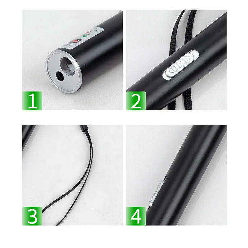 5Mw 532Nm Green Dot Mini Laser Usb   Led Torch Fa-701L