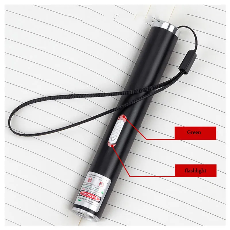 5Mw 532Nm Green Dot Mini Laser Usb   Led Torch Fa-701L