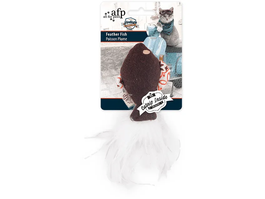 AFP Vintage-Feather Fish