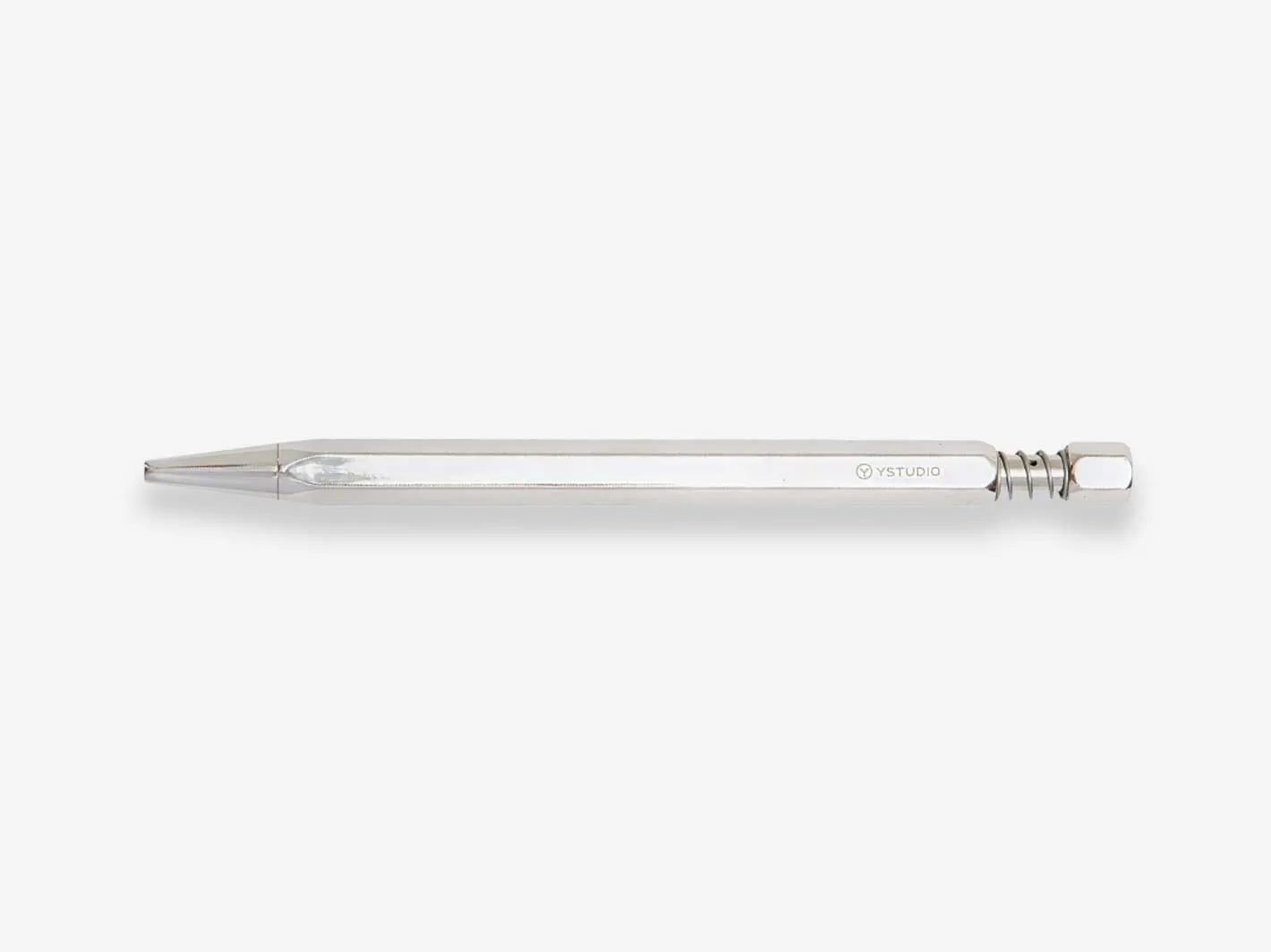 Classic Revolve Ballpoint Pen Shiny Silver