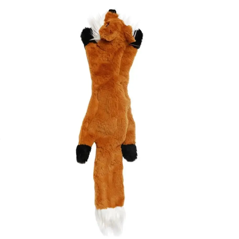Durable Washable Unstuffed Squeaky Dog Plush Toy for Medium Large Dog