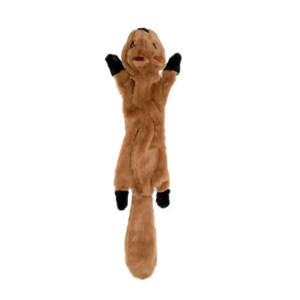 Durable Washable Unstuffed Squeaky Dog Plush Toy for Medium Large Dog