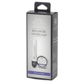 Fifty Shades of Grey Pleasure Overload Delicious Tingles (2 Piece) Silver***