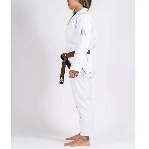 Grips BJJ GI Leo Cor Woman White