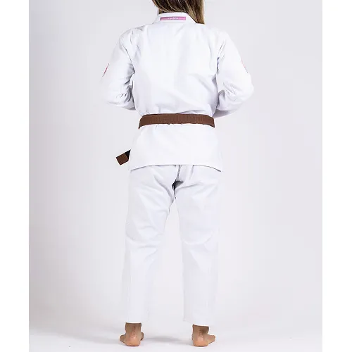 Grips BJJ GI Leo Cor Woman White