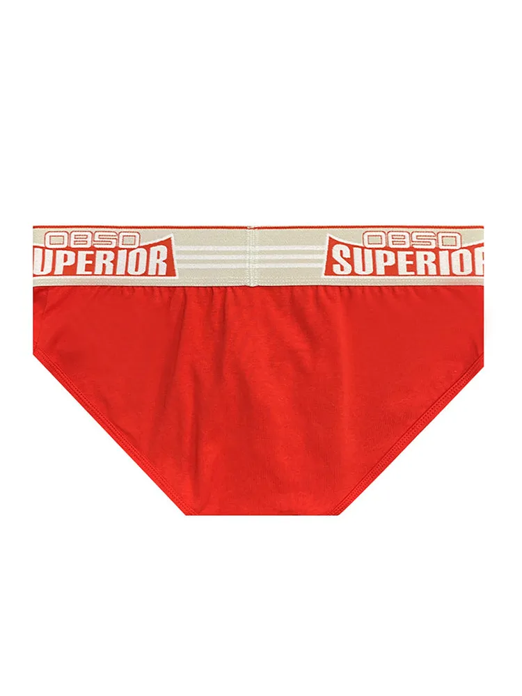 Mens Elasticated Waistband Low-rise Pouch Briefs