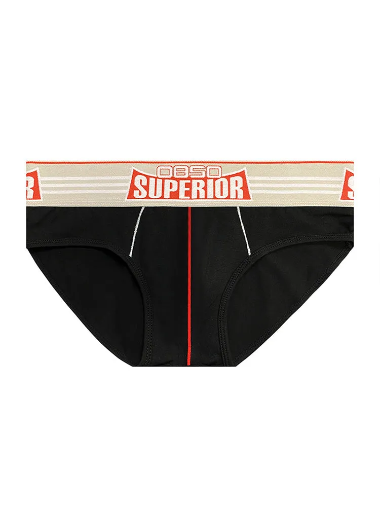 Mens Elasticated Waistband Low-rise Pouch Briefs