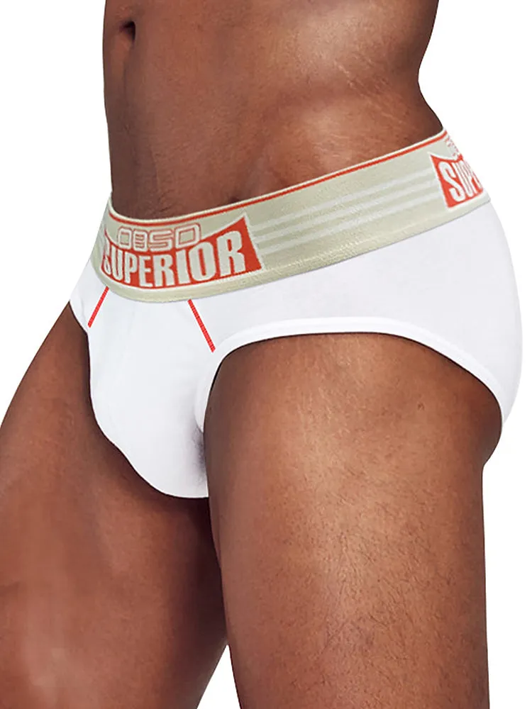 Mens Elasticated Waistband Low-rise Pouch Briefs