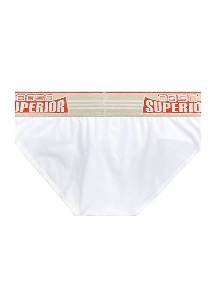 Mens Elasticated Waistband Low-rise Pouch Briefs