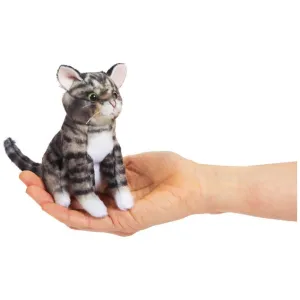 Mini Tabby Cat Finger Puppets