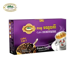  Mondulkiri Coffee 3in1 French Vanilla Flavored Coffee Mix 16g x 20 pcs