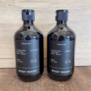 Preston Avocado Oil Infused Body Wash Amber