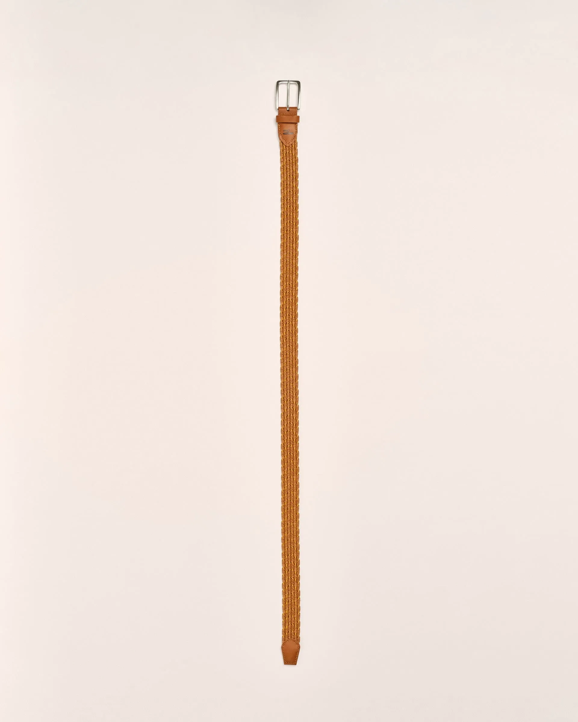 Tessuto Stretch Leather Belt