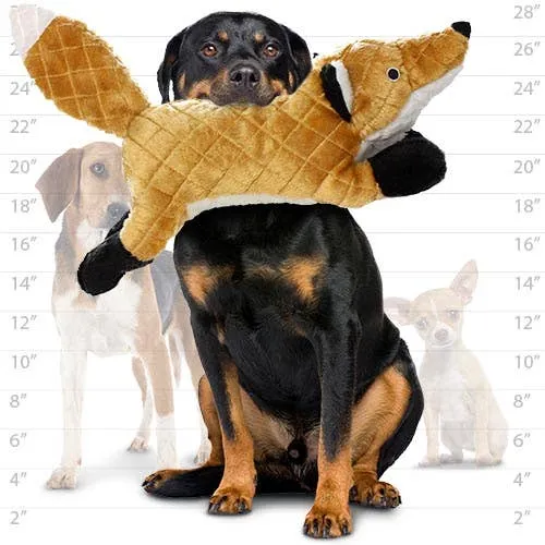 Tuffy Dog Toys - VIP Products - Mighty Massive Nature Fox, Durable, Plush Dog Toy